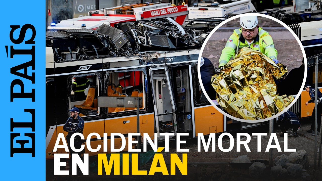 ACCIDENTE MIL&Aacute;N | Al menos un muerto y 39 heridos tras el descarrilamiento de un tranv&iacute;a | EL PA&Iacute;S