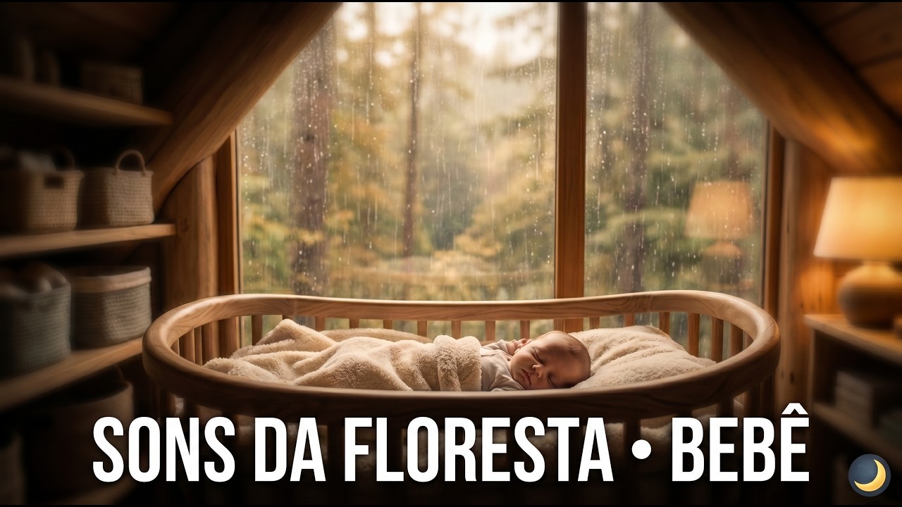 Chuva na Floresta Acalmante | Sons Naturais que Fazem Bebê Dormir Toda Noite