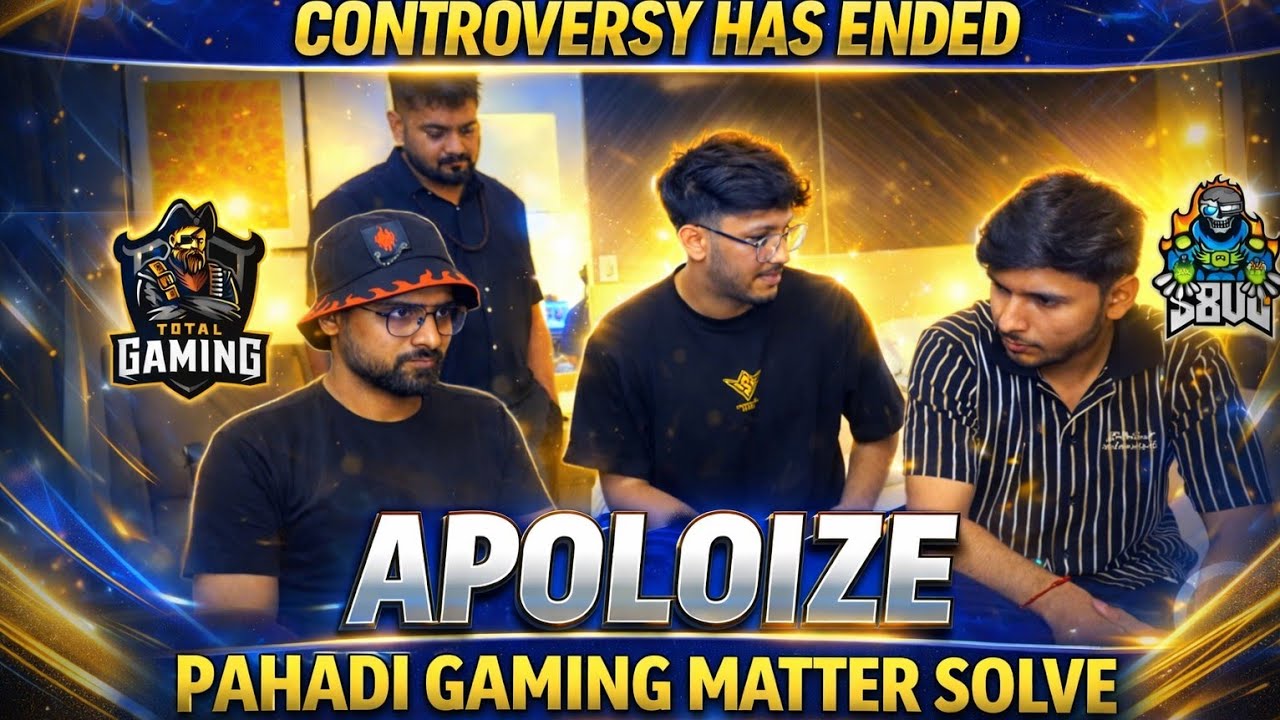 Finally Pahadi Matter Solved | Pahadi Apoloize | Great for Free Fire Community | TG x NG x S8UL 💟