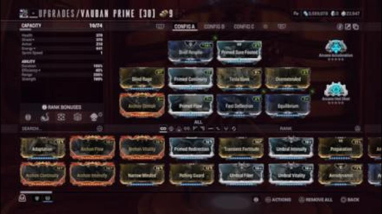 Warframe - Truth's flame Stropha build