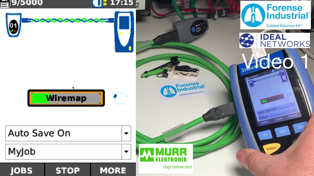 VÍDEO 1  NAVITEK IE VERIFICAR CABLE Y CONECTOR PROFINET o ethernet