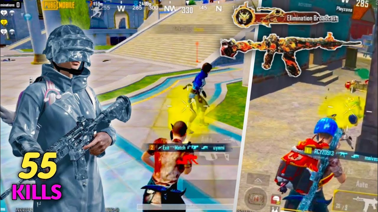 55 KILLS 🔥 In 10 Minutes New Hardest Gameplay 🤯 | BHAI 999 IQ | Pubg mobile