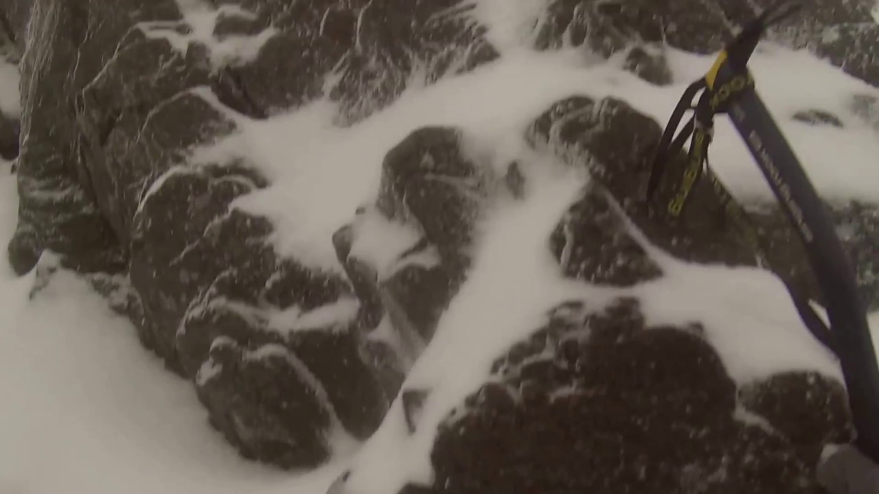 Crib Goch winter solo traverse, Feb 2016