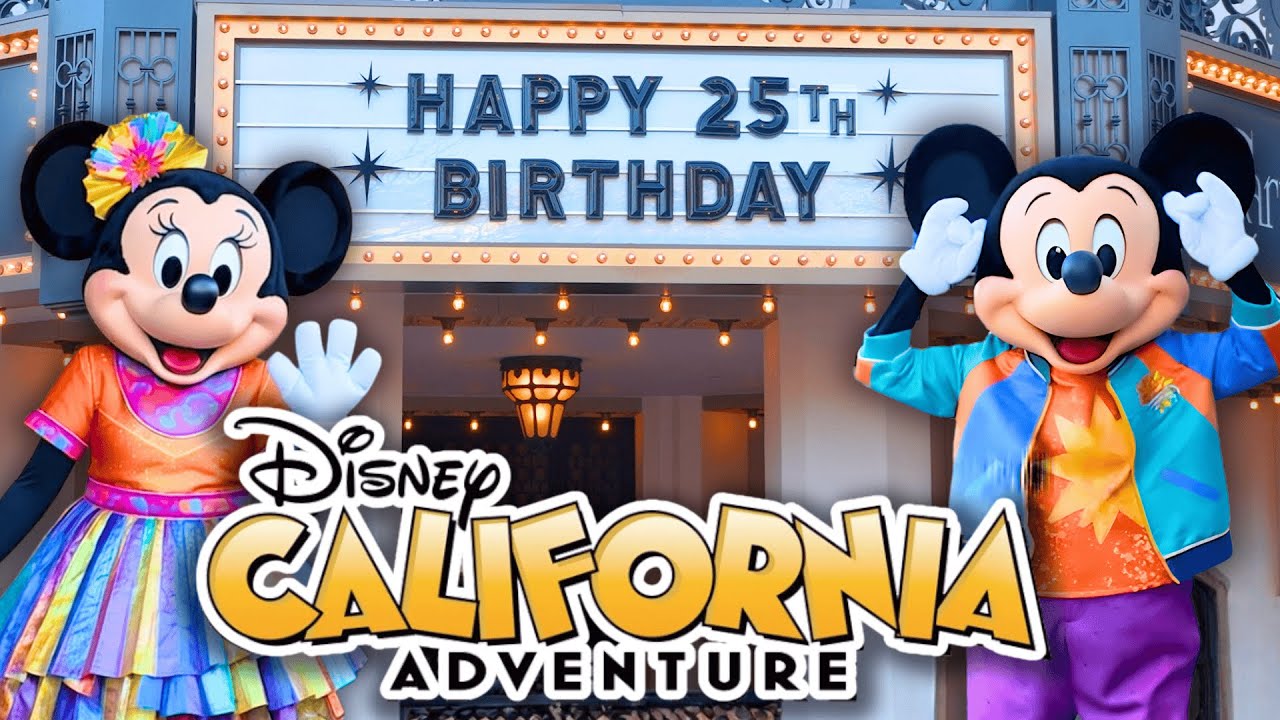 Disney California Adventure - 25 Year Anniversary - FULL Tour & Ride POVs | 4K 60FPS