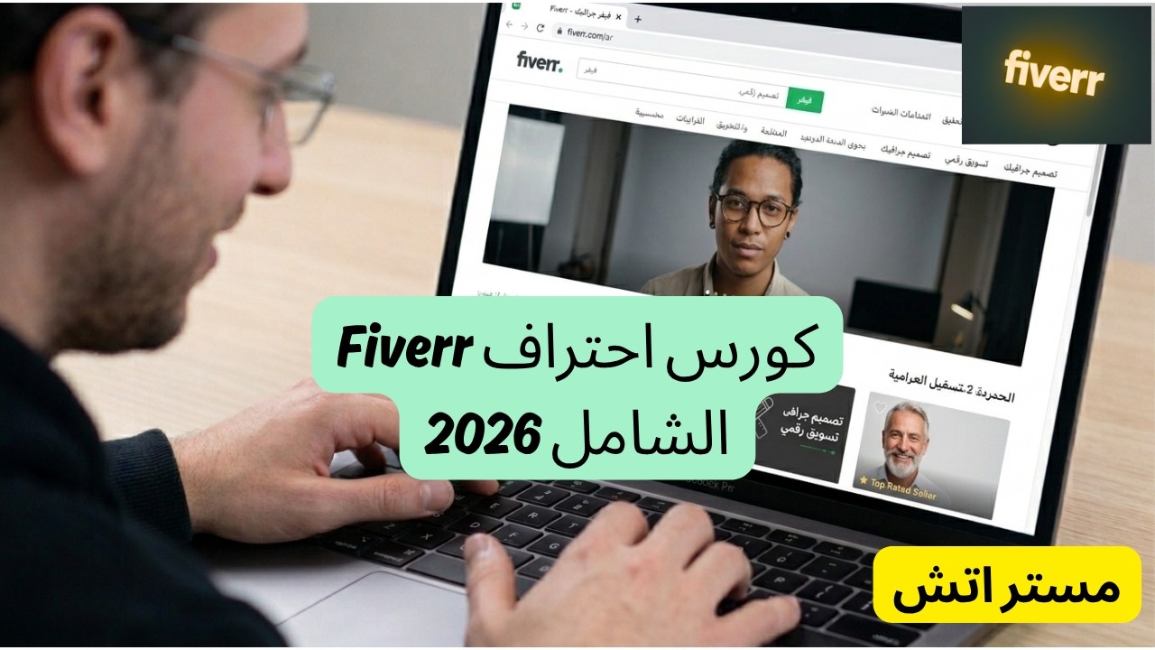 بلا خبرة او لغة انجليزية، قم ببيع خدمة على موقع Fiverr العالمي، شرح كامل مع مستر اتش