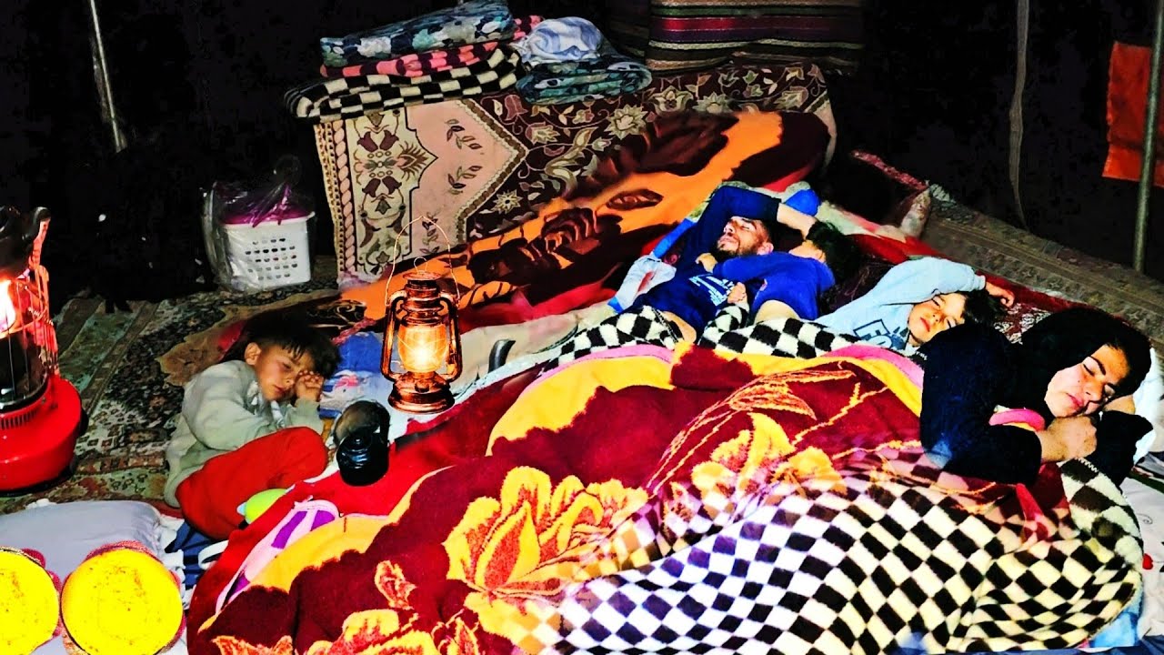 Secrets of Nomadic Life in Iran|Survival Challenge in the MountainsCold Nights,and Real Nomadic Life