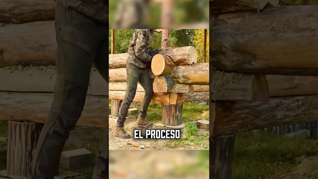 Construy&oacute; su propia caba&ntilde;a desde cero y sin rendirse y le qued&oacute; impresionante ✅