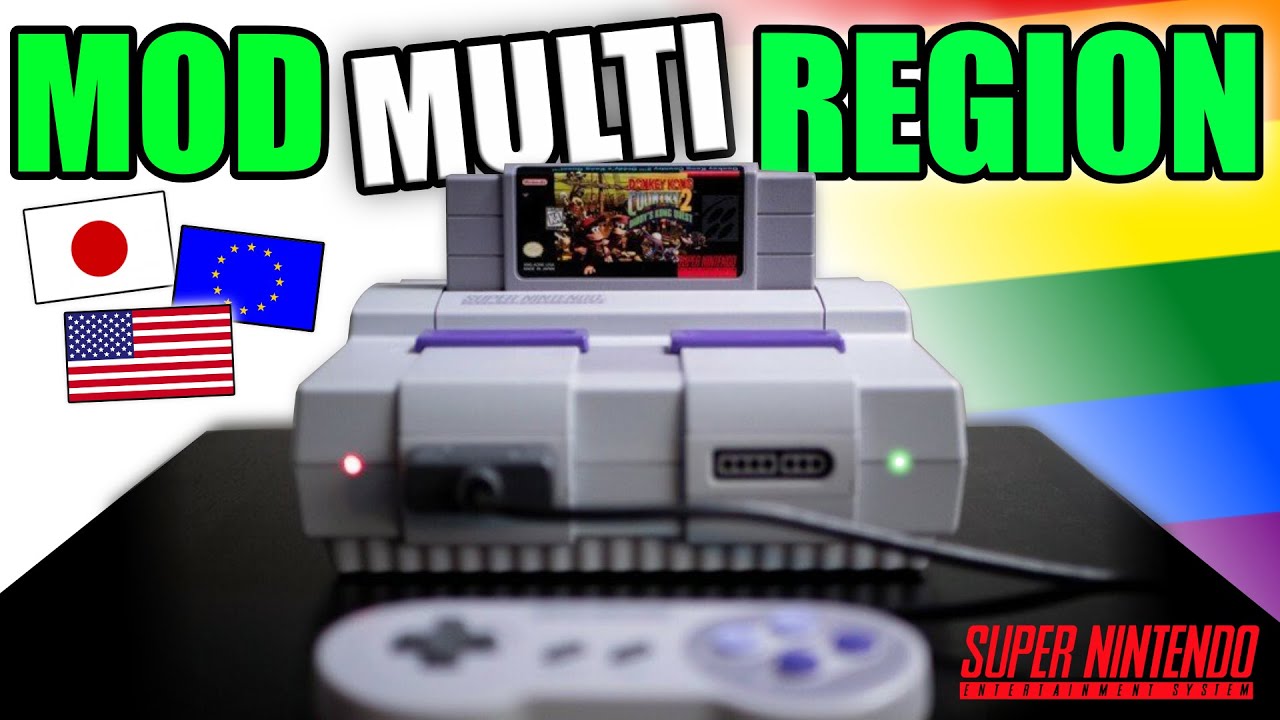 mod SUPER NINTENDO, MULTI-REGION - switchless