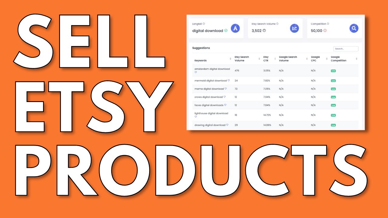 Find Etsy Digital Product Ideas (THAT SELL!) Sale Samurai Tutorial
