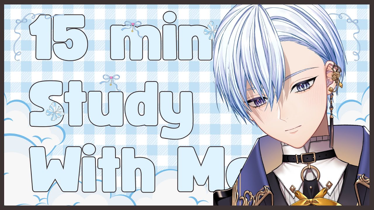 話すための英語などを15分だけでも勉強したい/ study with me? #新人vtuber 