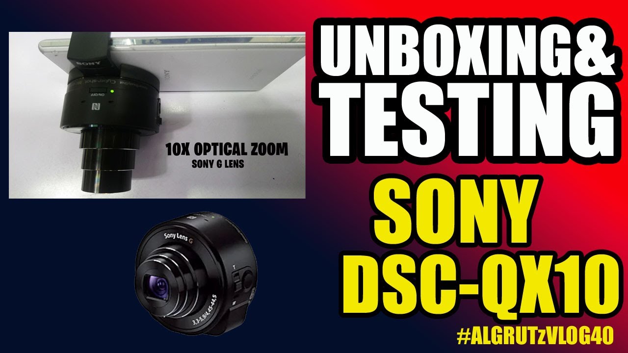 How to use sony DSC-QX10 Lens-style camera.