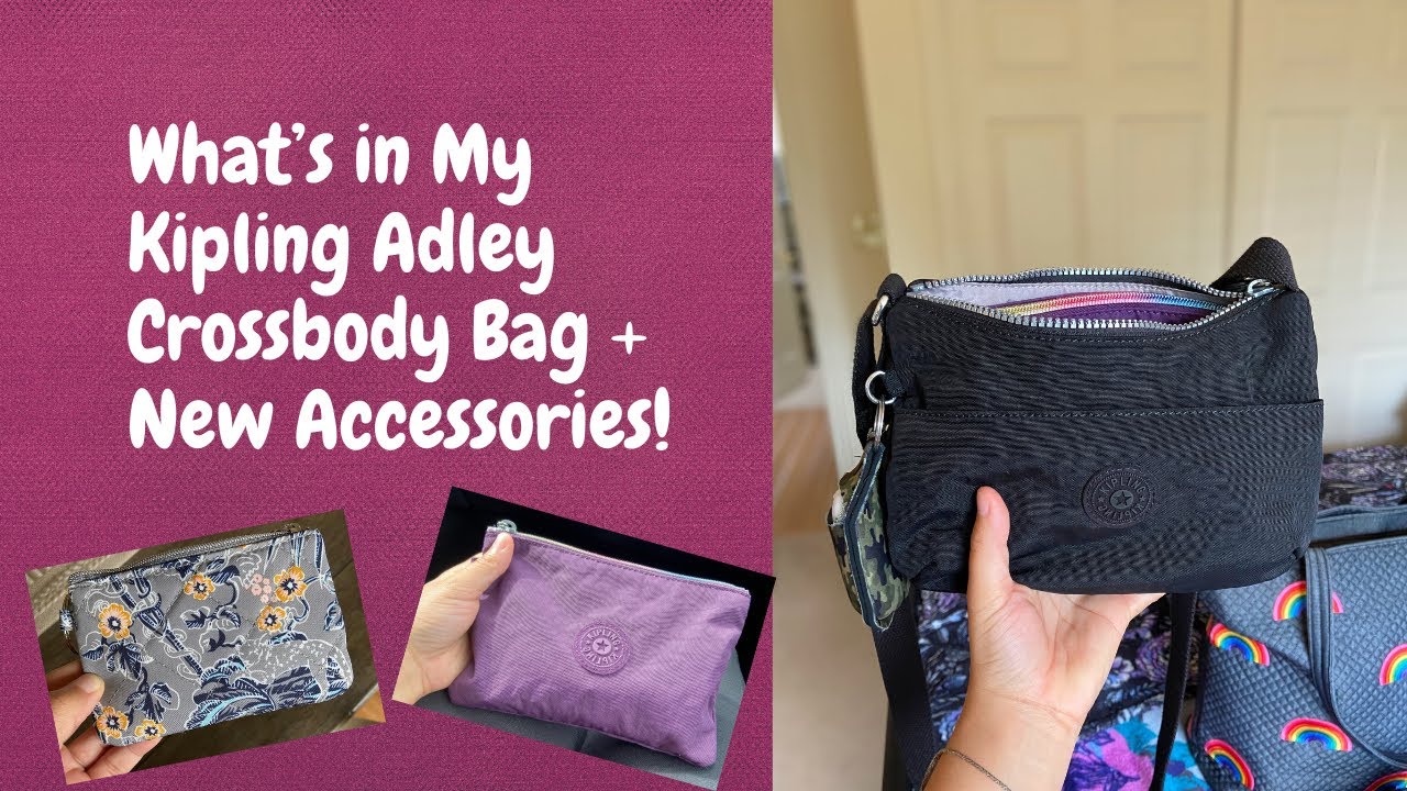 What’s in My Kipling Adley Bag in Black + NEW Accessories Inside!