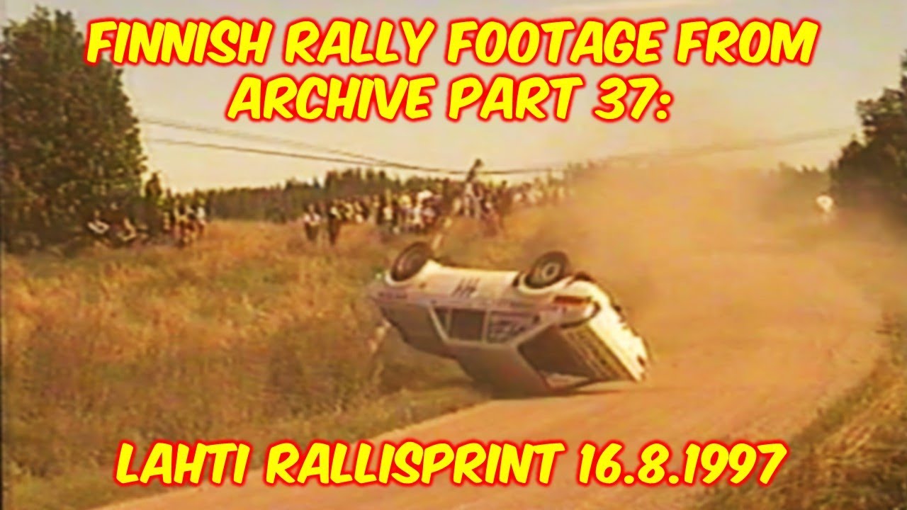 Finnish rally footage from archive part 37: Lahti Rallisprint 16.8.1997