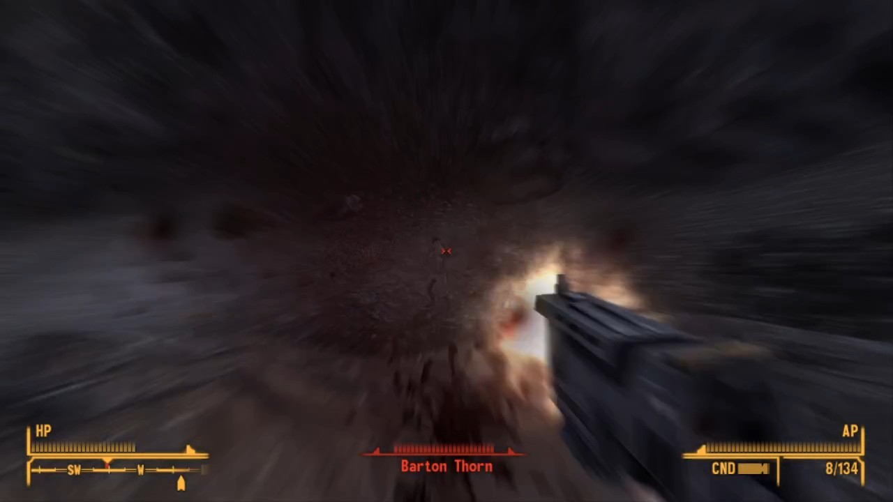 Gunfight with a coward criminal - Wandering around Goodsprings