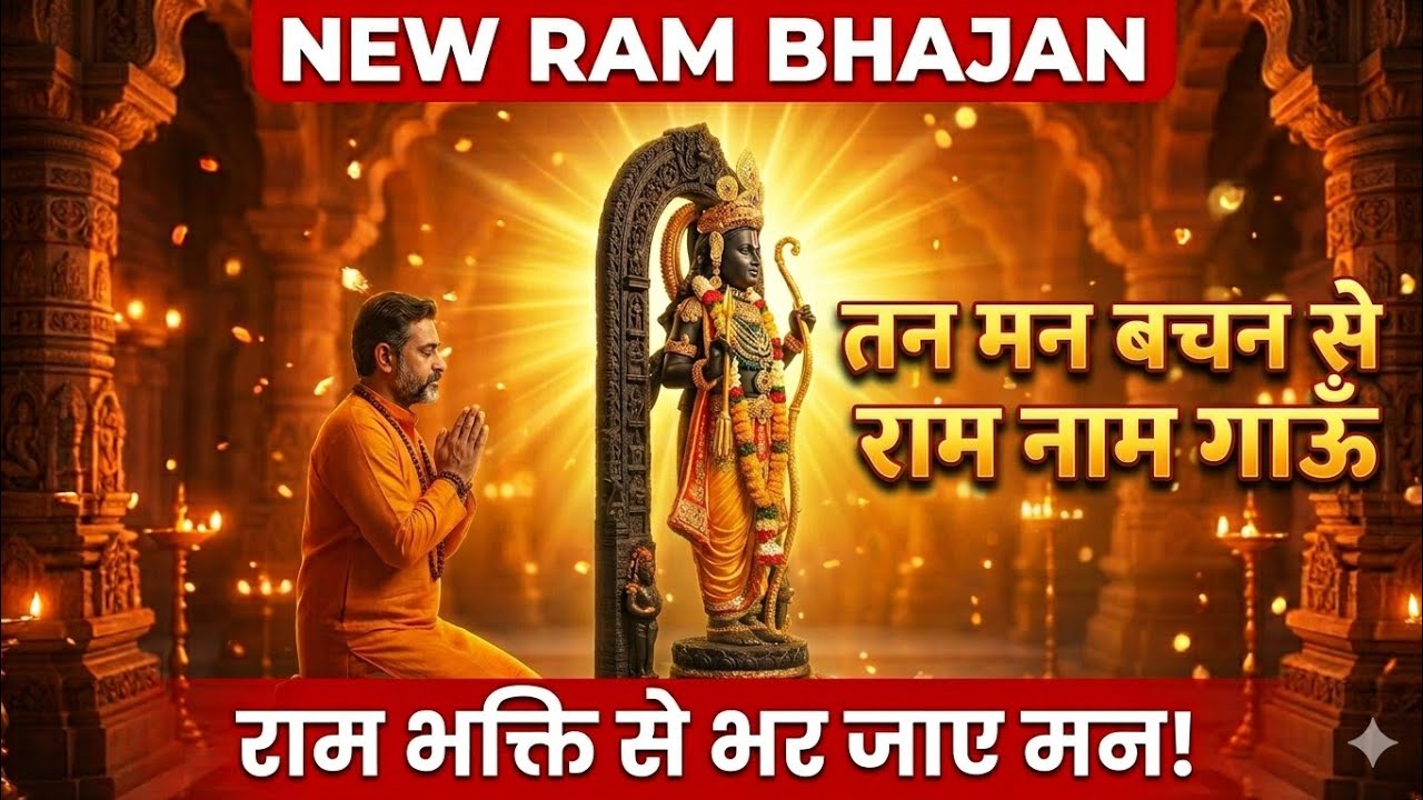तन मन बचन से। ram bhajan | shree ram bhakti song | ram naam bhajan | latest ram bhajan