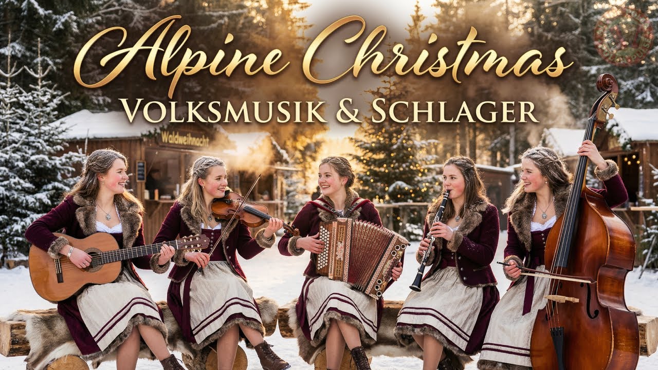 🎷🎄 Alpine Christmas Music Live &mdash; Cozy Winter Volksmusik & Schlager from the Alps 🌄❄️🎵