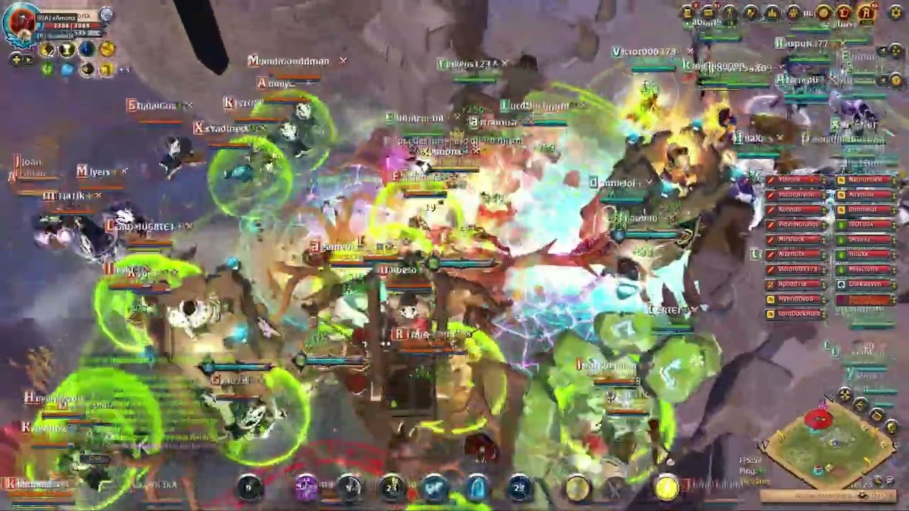 Albion Online ZvZ - Aeternums vs Blacklist + Bomb Aponia [Farmeando a 2 Muertos de hambre]