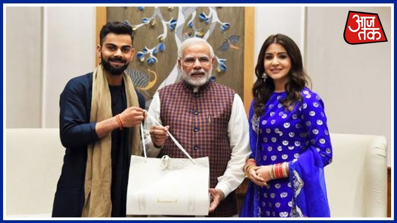 PM Modi Meets Virat Kohli And Anushka Sharma, Congratulates Them