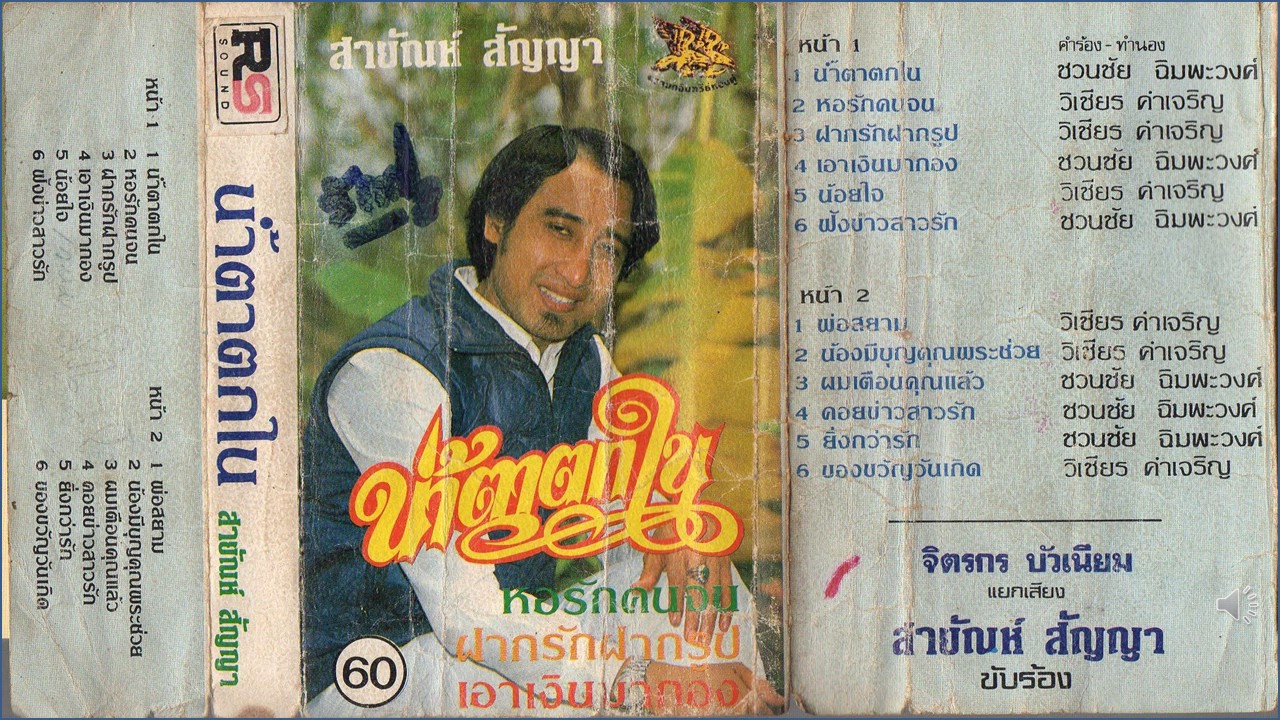 สายัณห์ สัญญา ชุด น้ำตาตกใน หน้า 1.