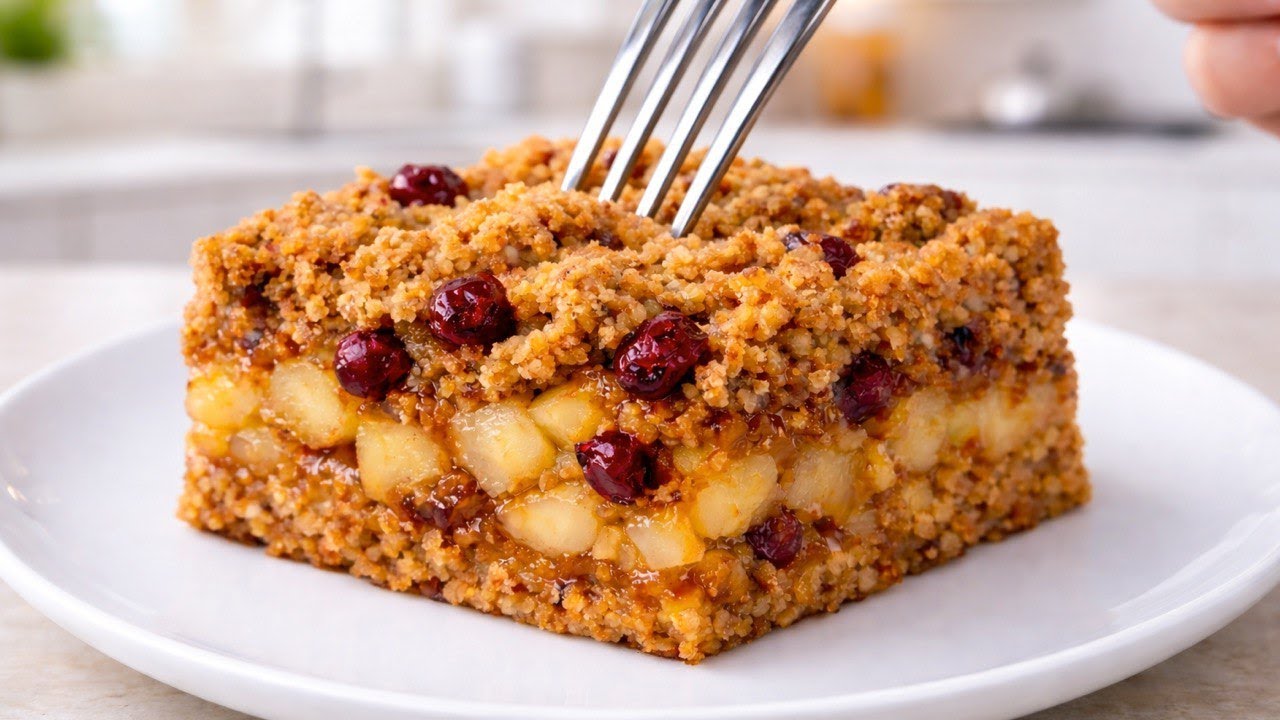 Der beste gesunde Apfel Crumble – Eifrei, Glutenfrei & Zuckerfrei!
