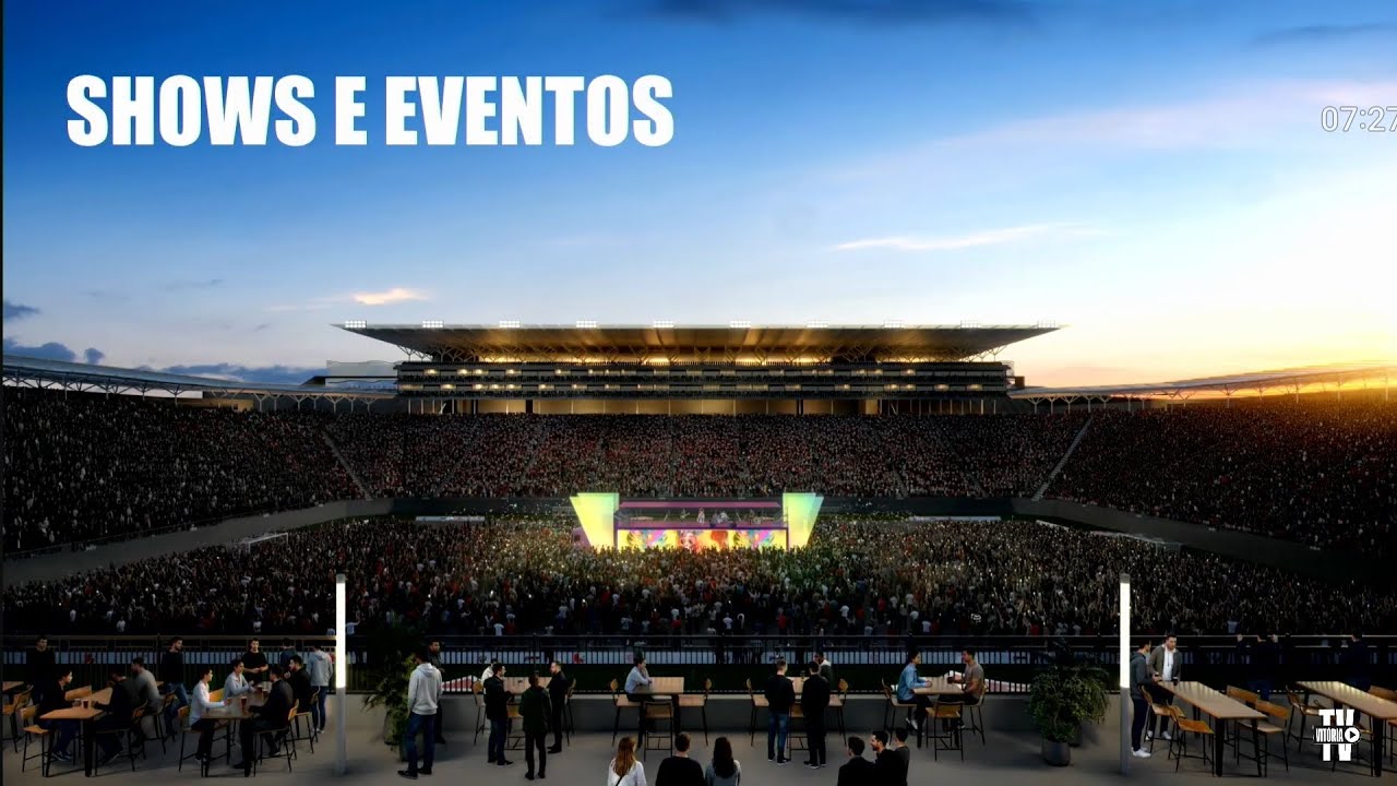 Projeto da nova Arena Barradão Detalhado....  2025