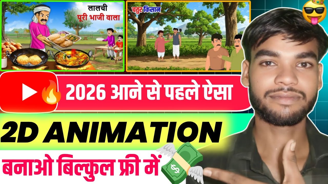 बस Copy Paste! AI से Cartoon Video बनाना सीखो 2026 😱