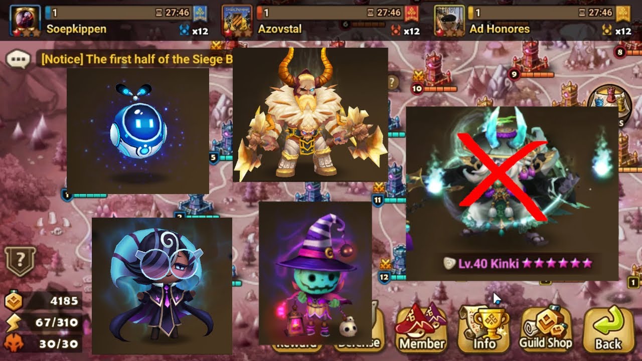 This Is How You Nuke A Kinki - Summoners War Siege !