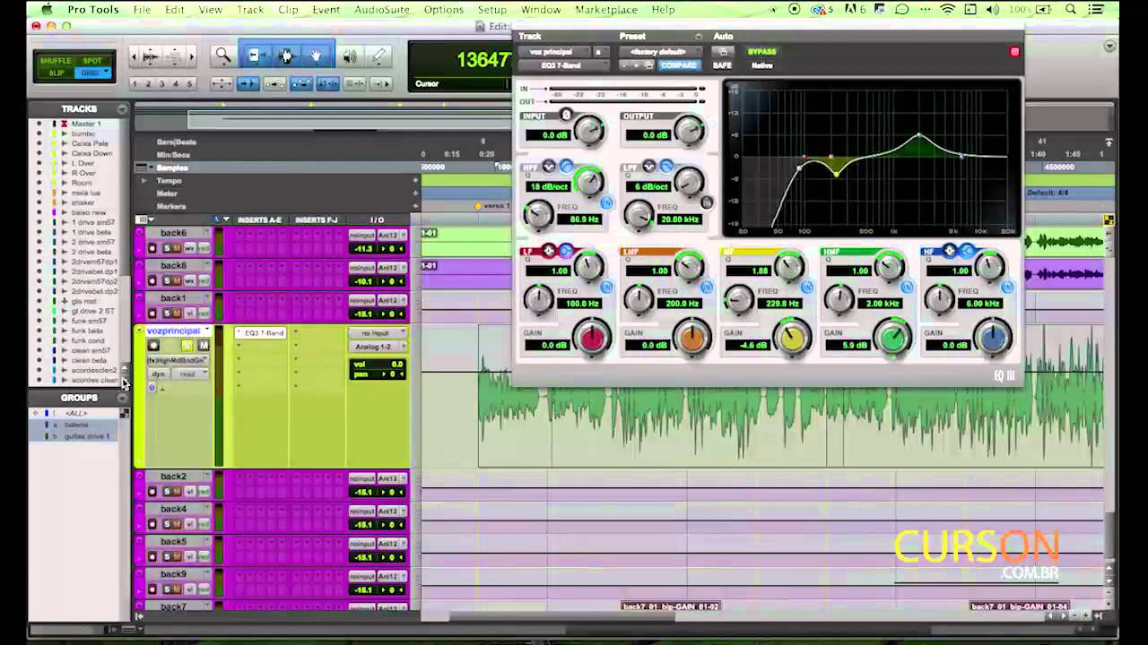 Pro Tools - Parte 5 - Automação de plugin