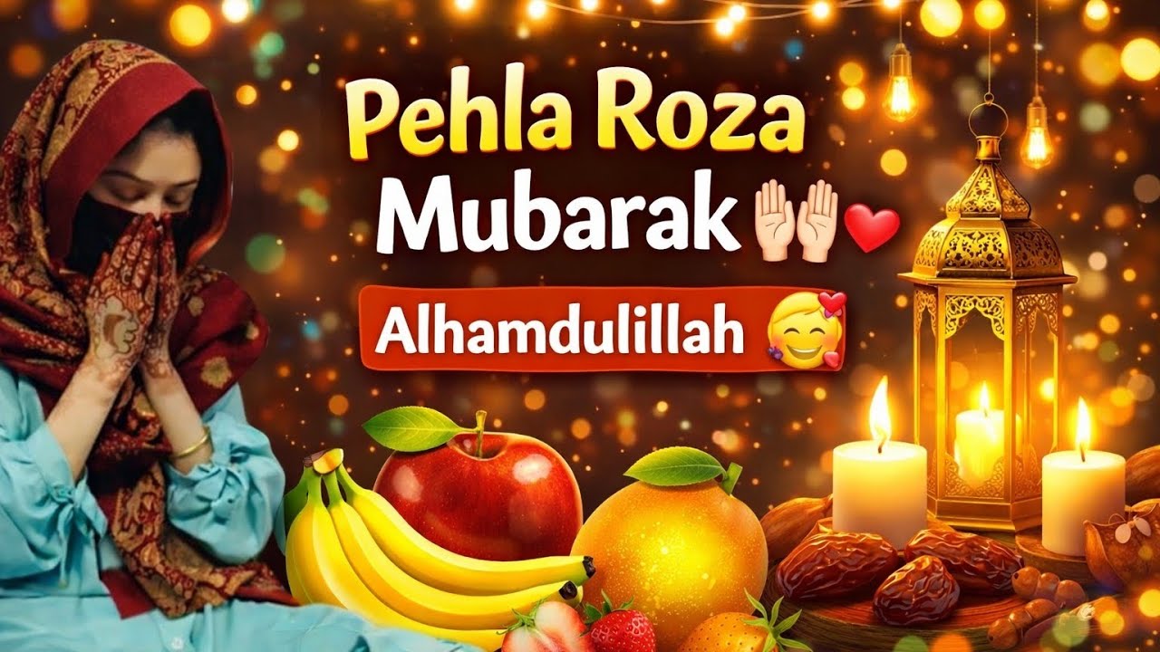 Pehla Roza Mubarak🤲🏻❤️Alhamdulillah🥰||Ghar Par Aai Subscriber Milne ☺️