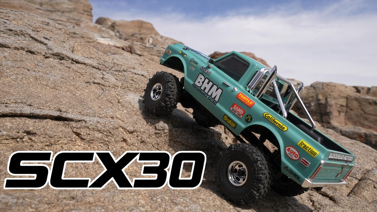 Axial SCX30  Chevrolet K10（1973年型） 本格クローラーラジコン最小ついに登場！SCX30 LEDライト標準装備 本格ラジコン專門　東京OBLHOBBY