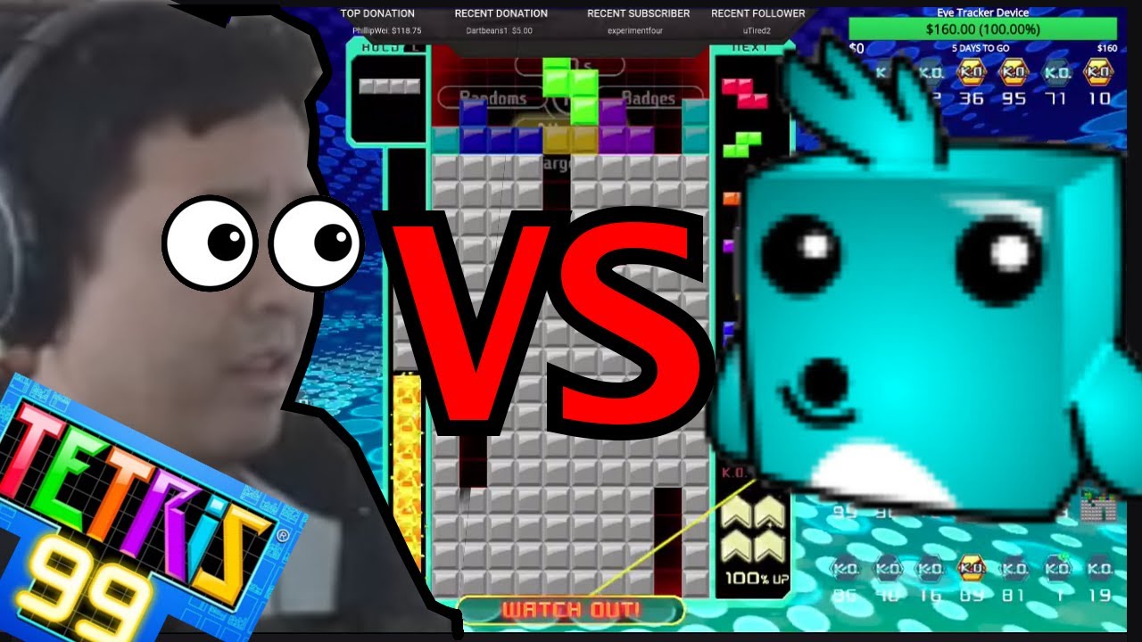 TETRIS 99  - THE ULTIMATE SHOWDOWN TAFO VS WUMBO (18 KO GAME)