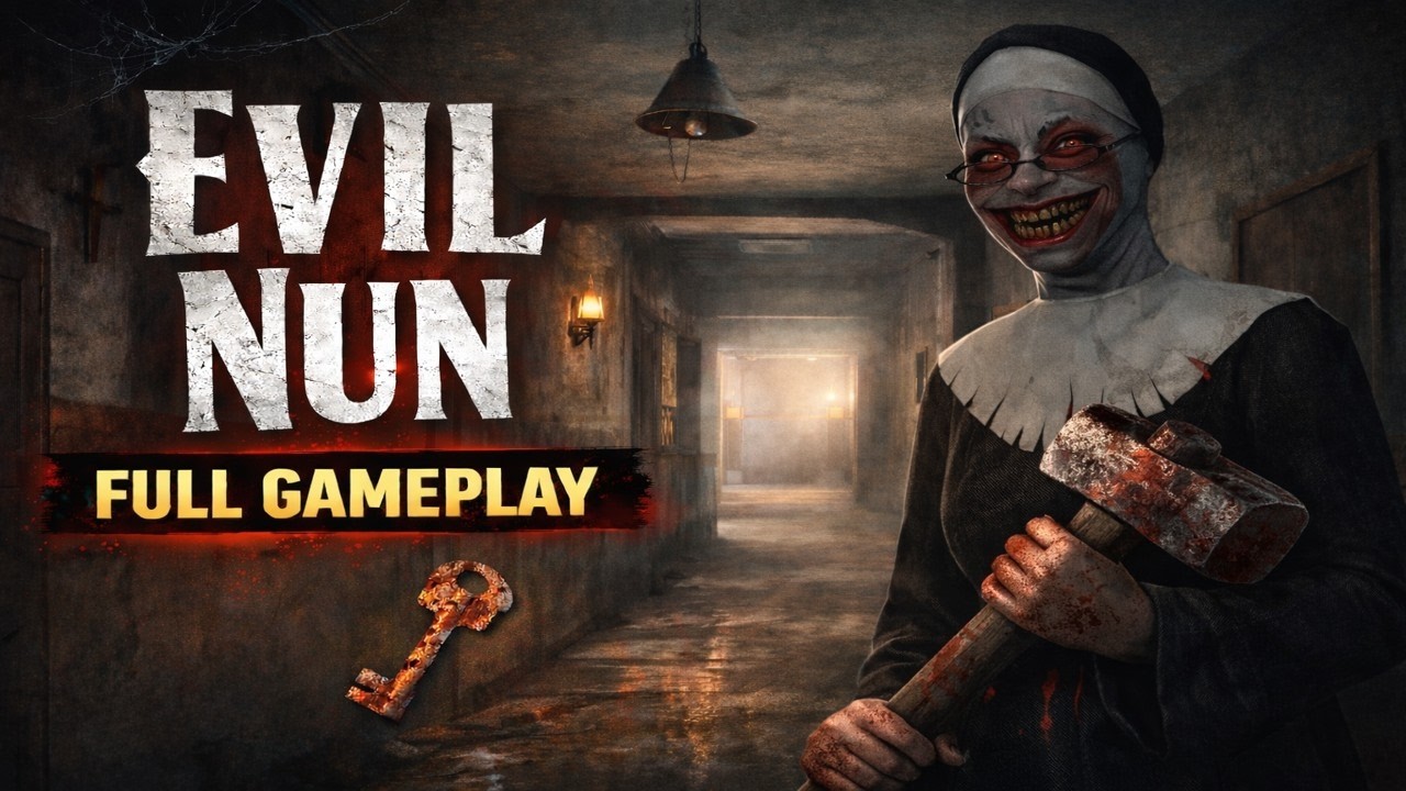 Evil Nun Horror Gameplay 🔥 Can I Escape The School? (Hindi)