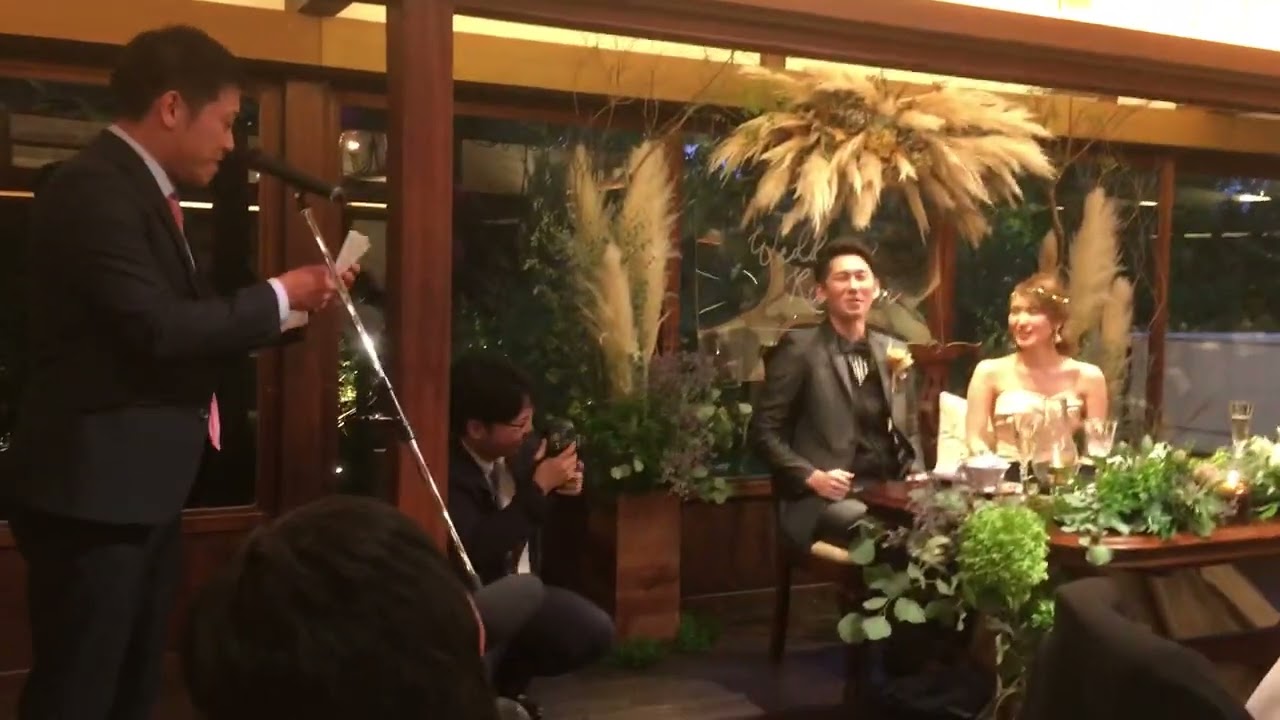 大爆笑！友人代表スピーチ