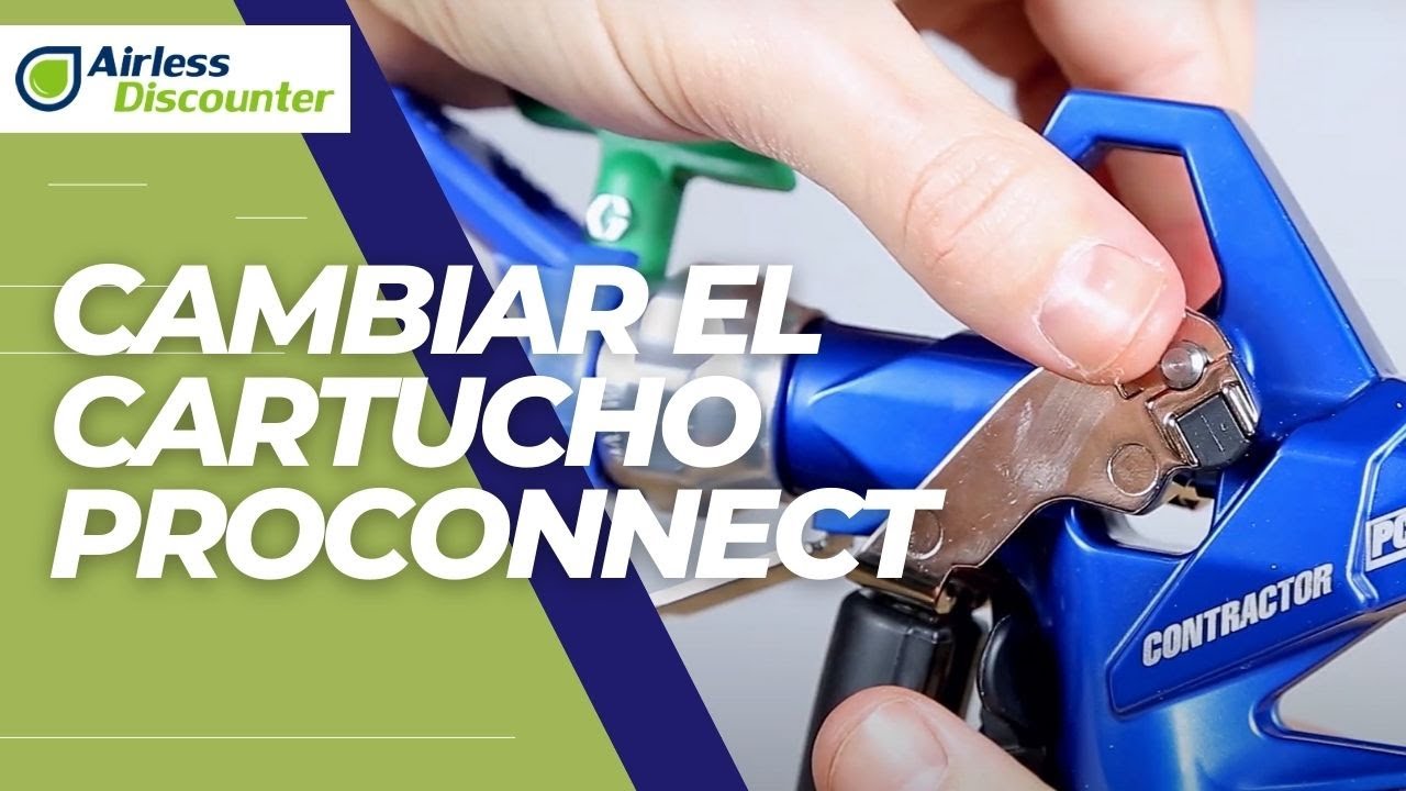 Cambiar el cartucho Proconnect de la pistola PC Contractor de Graco - Consejos Airless #13