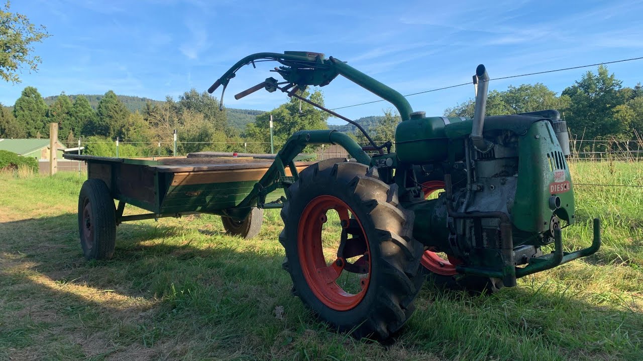 Agria 1700 E79 mit Motorschaden Neuaufbau