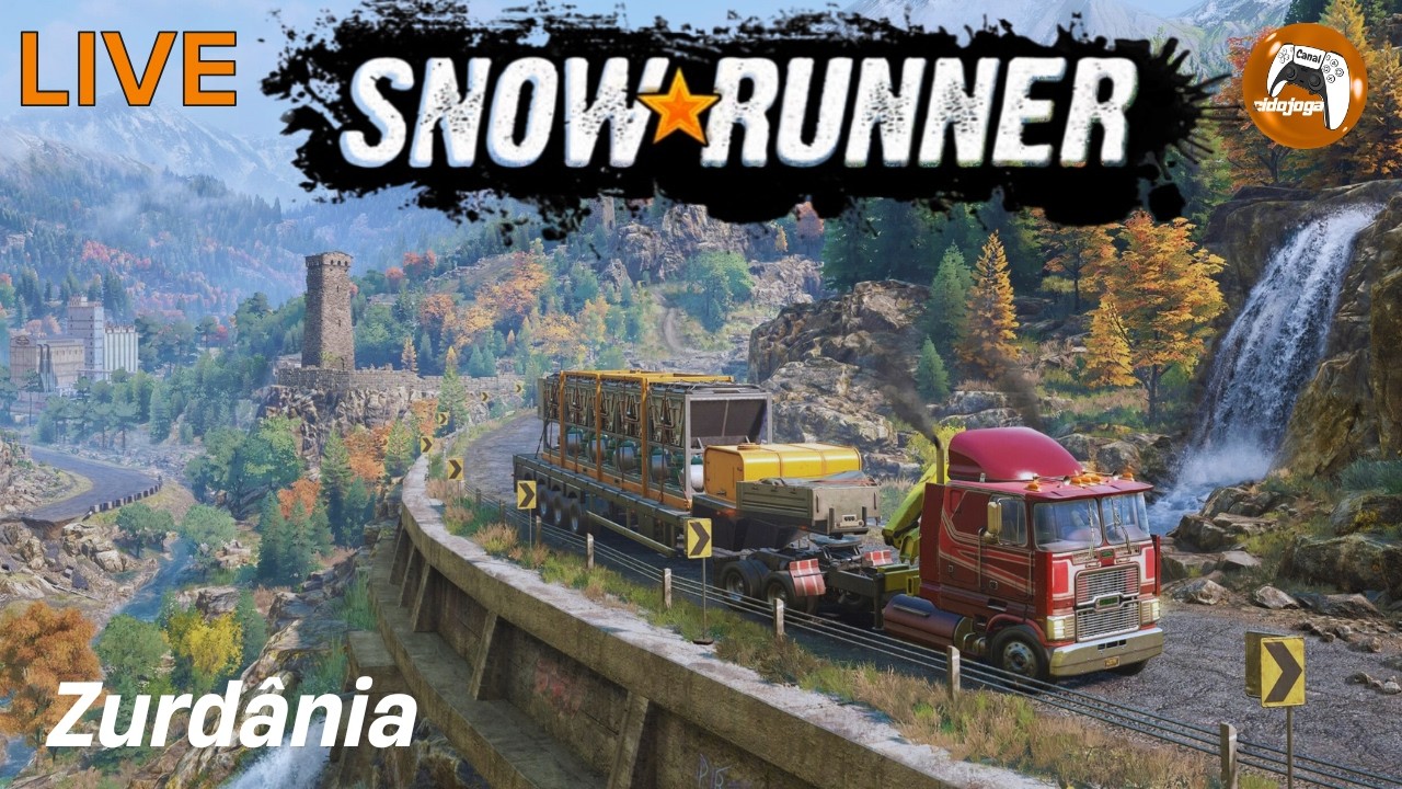 🔴[LIVE] SNOWRUNNER: Mapa da Zurdânia!