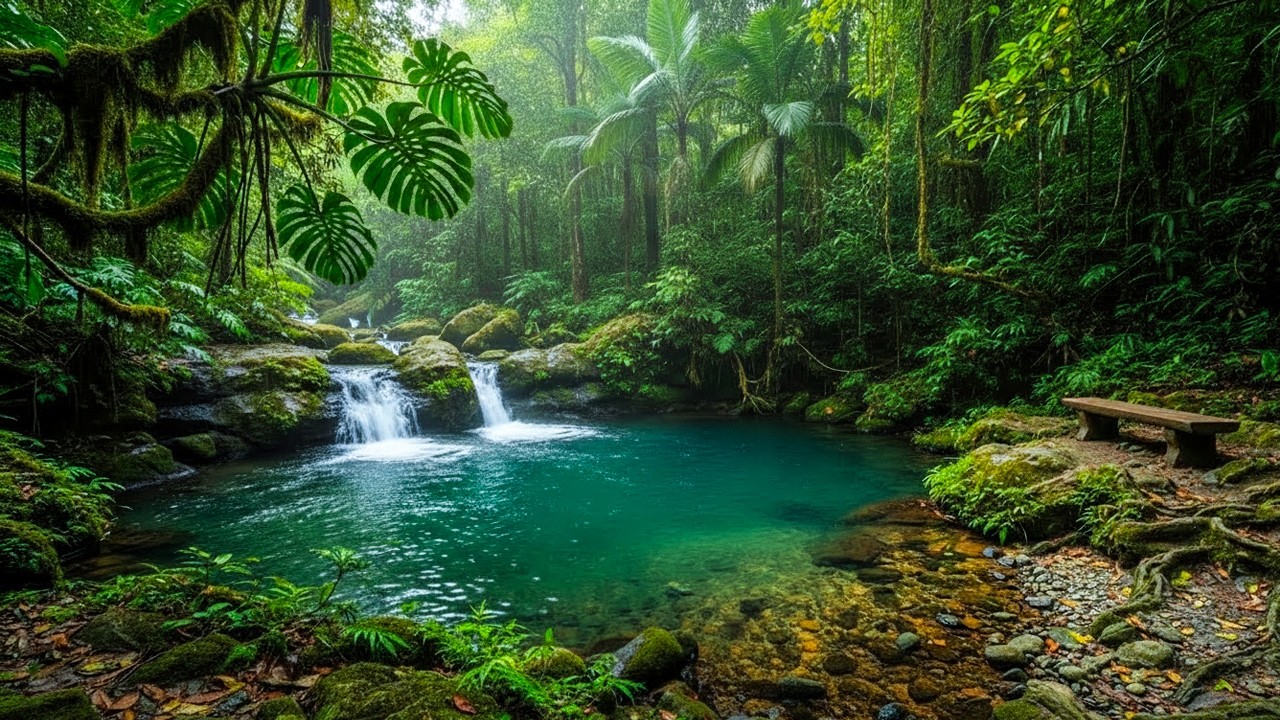 Relaxing Forest Sounds, Babbling Brook, Melody of Birds Chirping, Nature Relaxation, ASMR