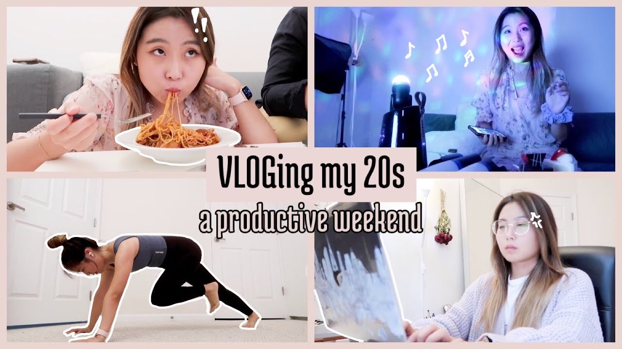 [VLOGing my 20s] My Productive Weekend: working out, dance practice, flu shot, dinner date