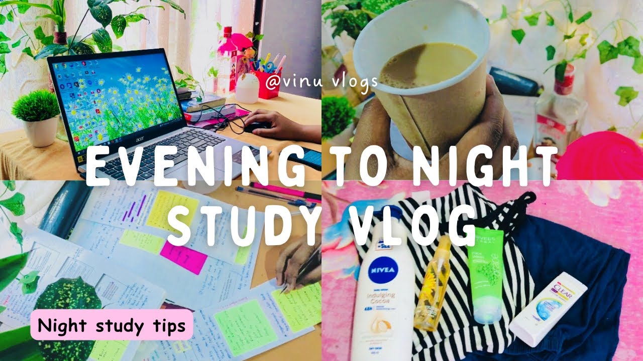 පාඩම් වැඩ එක්ක ගෙවුන හවස් වරුව | Evening to Night Study Vlog 🌝📚📖🖊💻💕 #study #nightstudy #viral