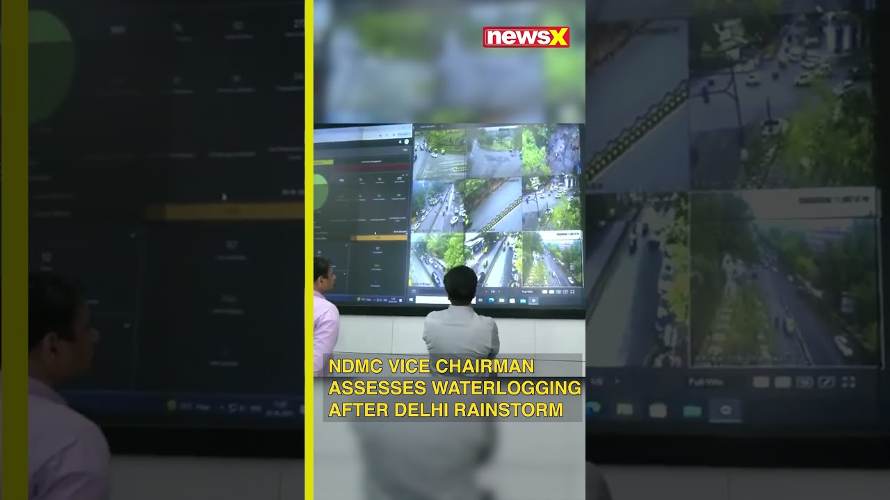 NDMC Vice Chairman Assesses Waterlogging After Delhi Rainstorm| NewsX