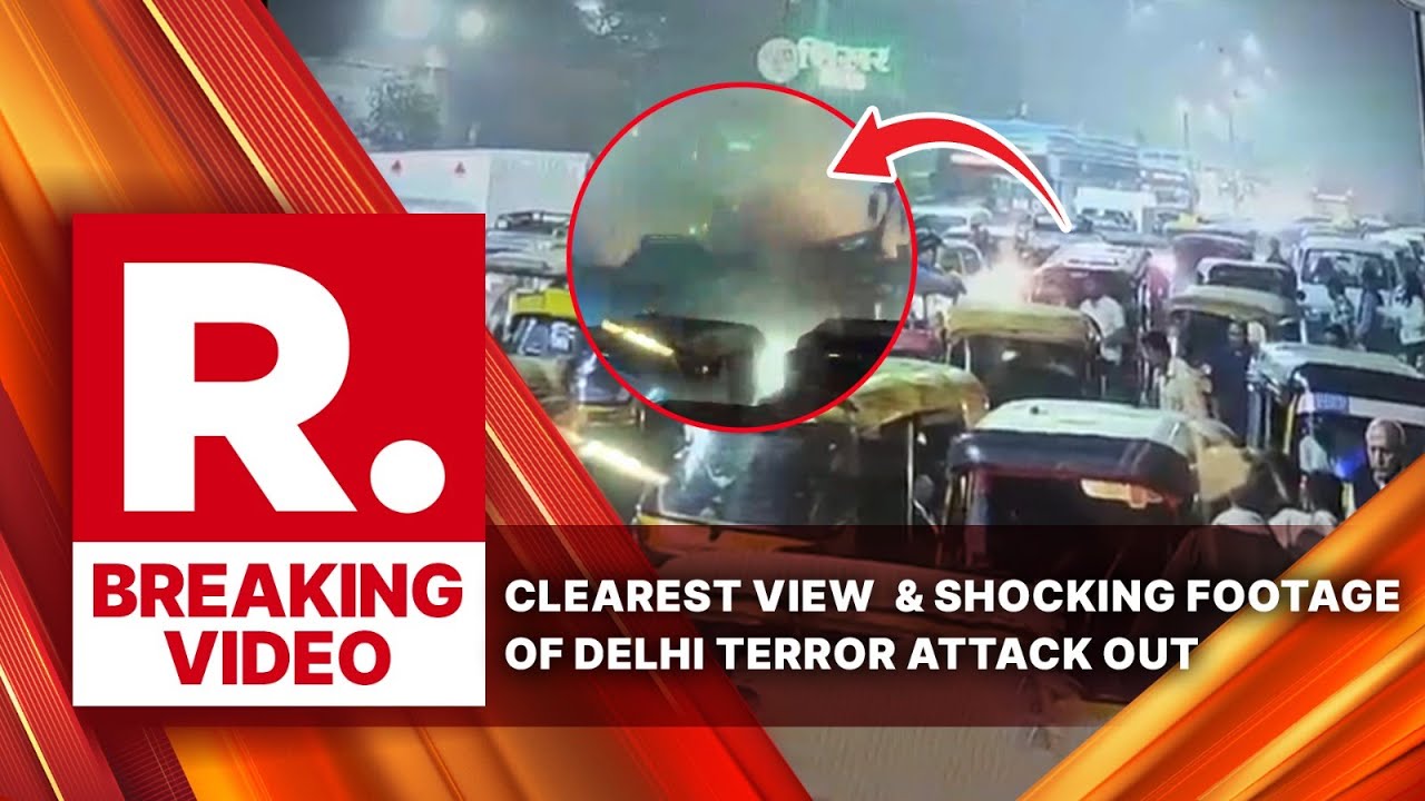Delhi Red Fort Blast: Close Circuit And Shocking CCTV Footage Of Delhi Attack Out