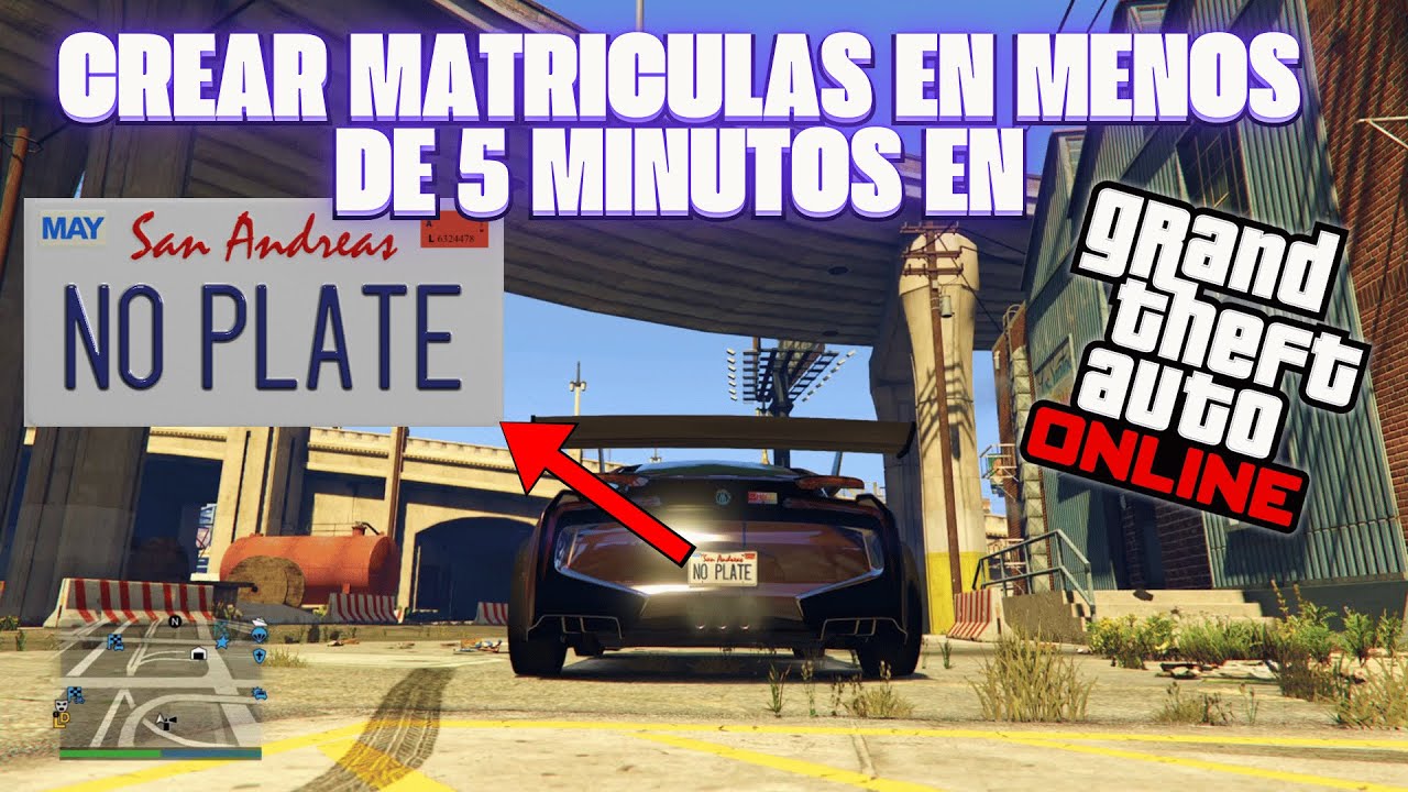 *TUTORIAL* COMO CREAR MATRICULAS PERSONALIZADAS EN GTA 5 ONLINE DESDE MOVIL O PC EN PLAY, XBOX O PC!