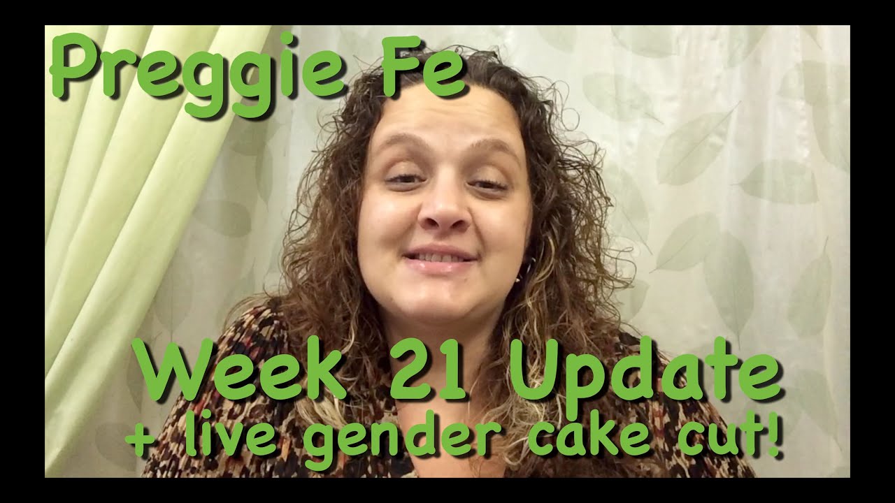 Preggie Fe - 21 week pregnancy update + live gender cake cut