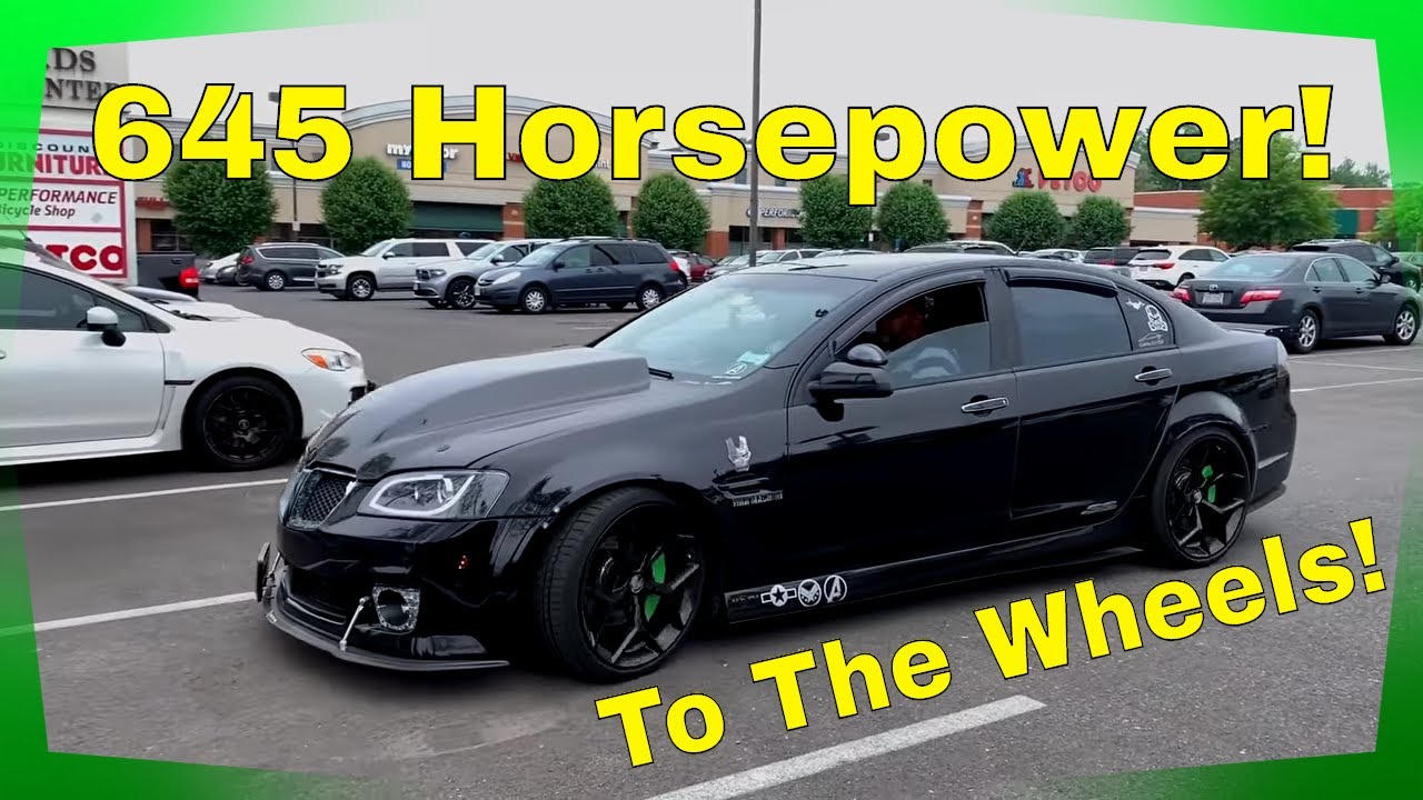 645 Horsepower Pontiac G8 War Machine VE Commodore SS