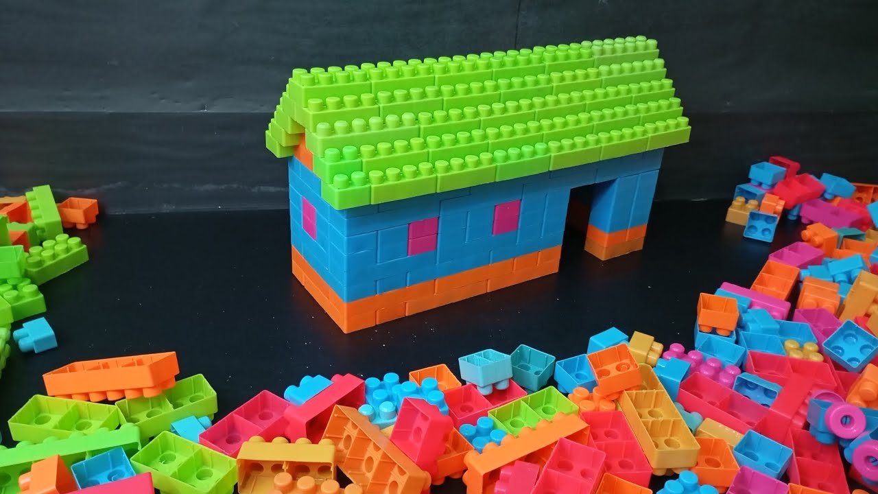Satisfying DIY House Build | ASMR Building Blocks #buildingblocks SABRINA TOYS