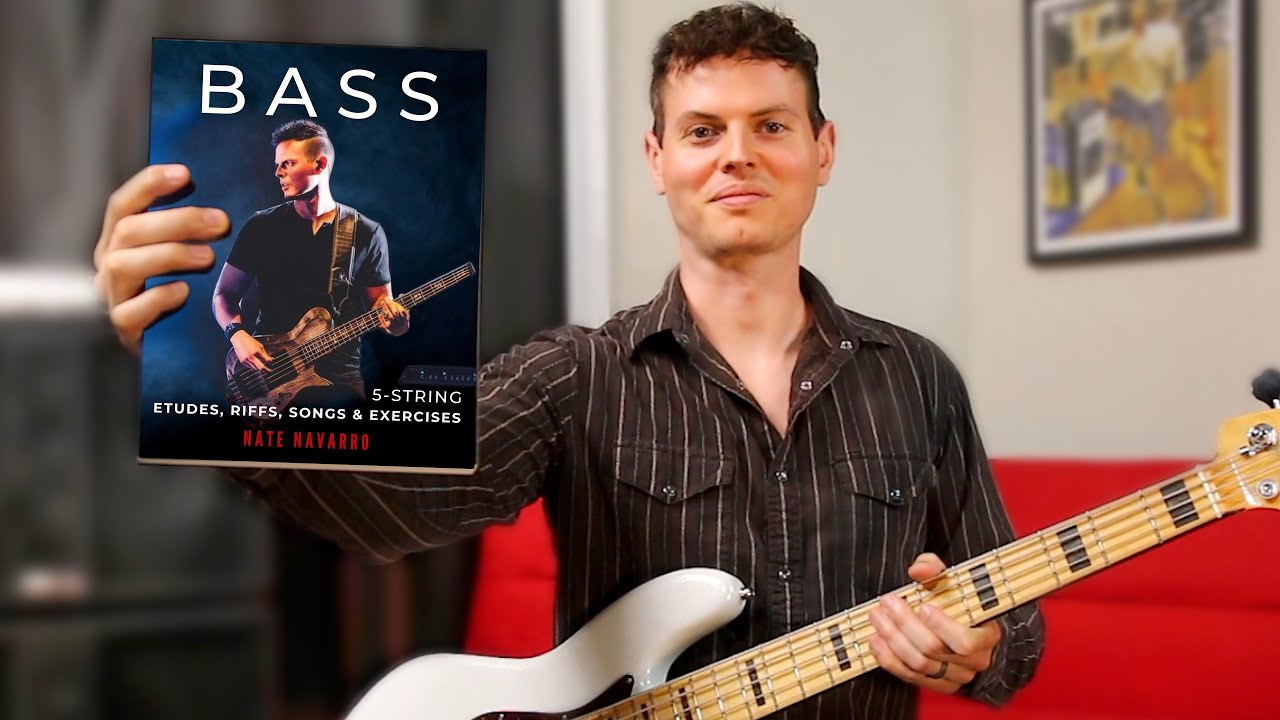 Introducing my new book - BASS 5-String Etudes, Riffs, Songs & Exercises by Nate Navarro