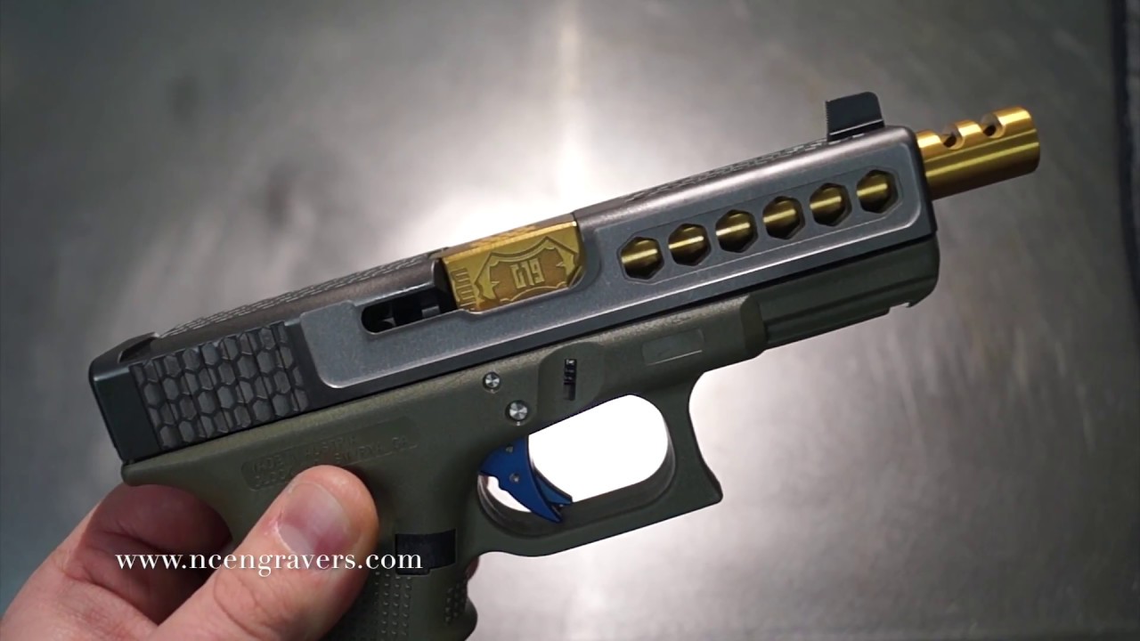 NCEngravers.com  - Glock 23 CNC and Laser Cut
