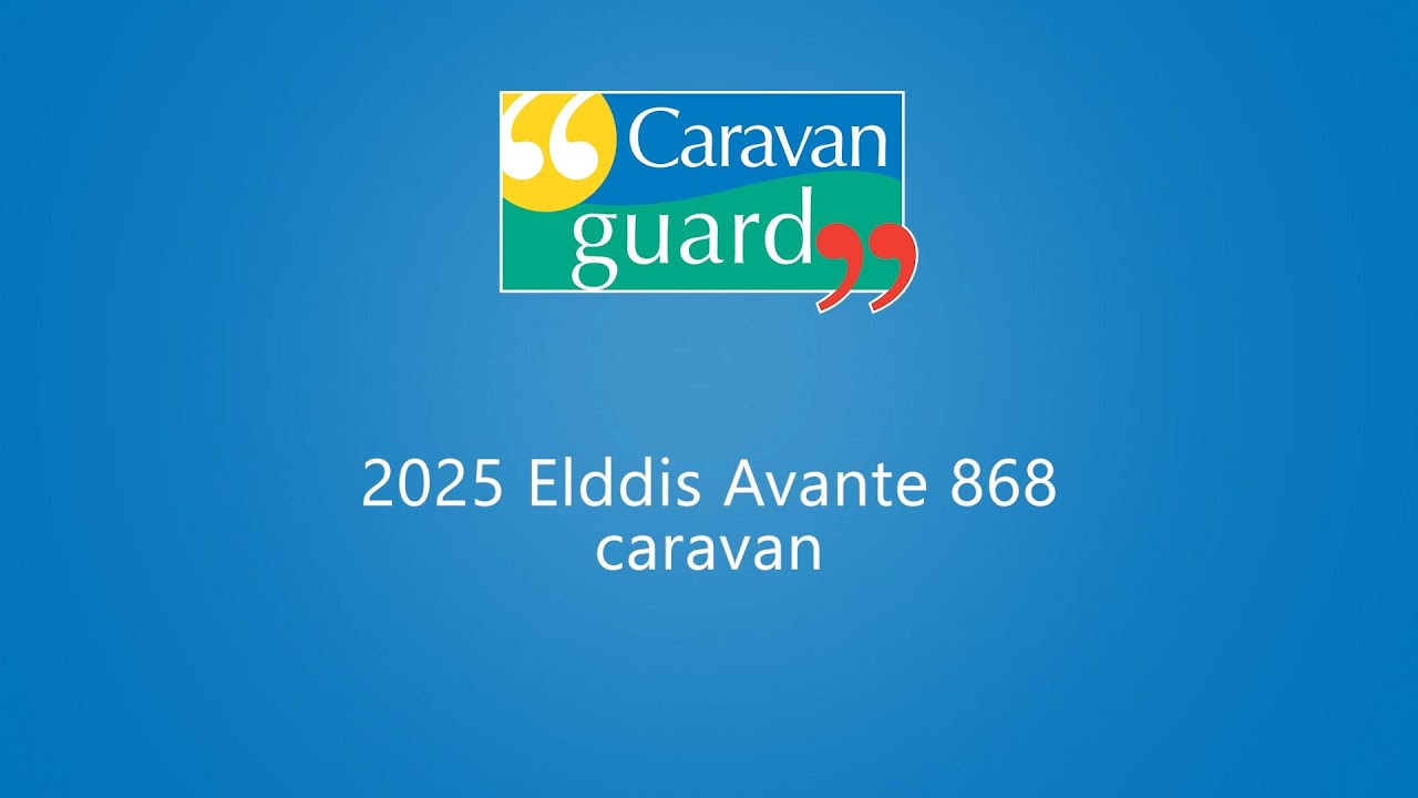 2025 Elddis Avanté 868 caravan walkthrough
