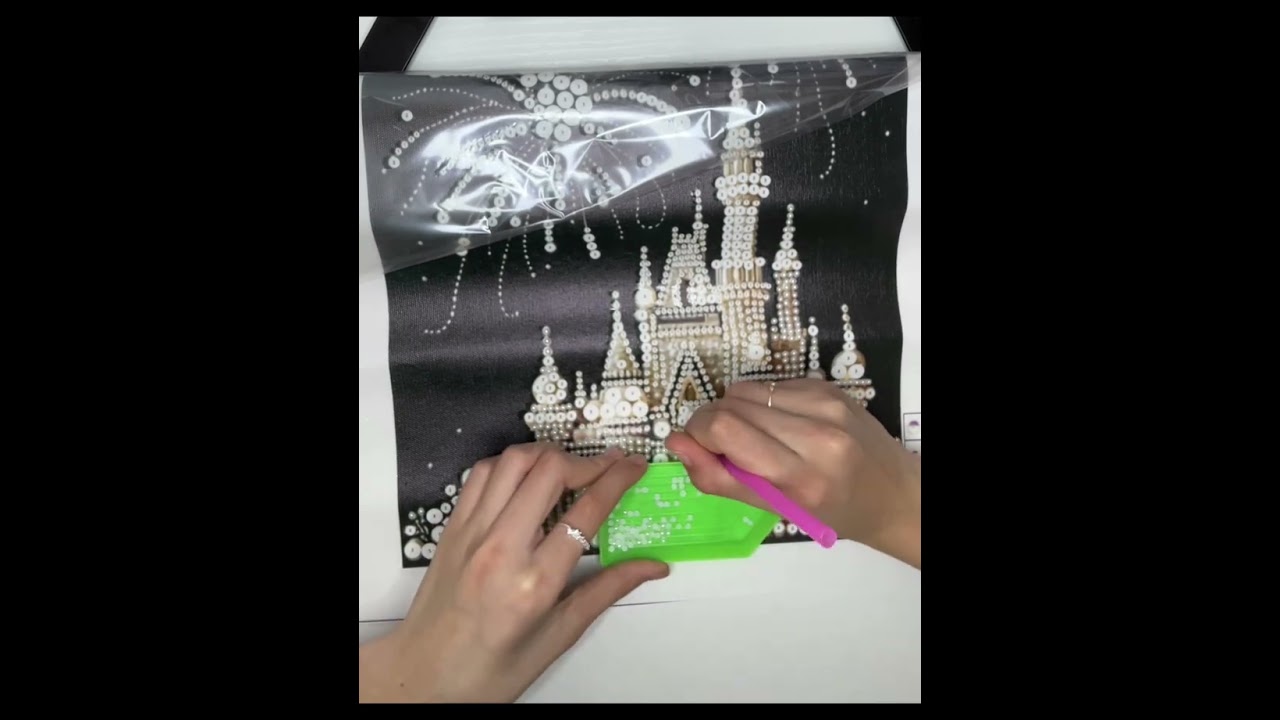 Disney castle diamond art