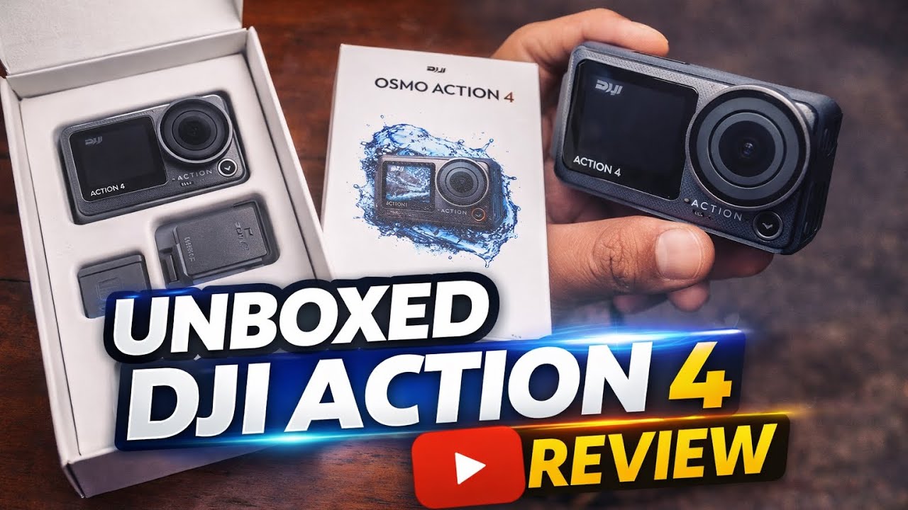 DJI action 4 review full video || 2026 DJI action 4 best ?